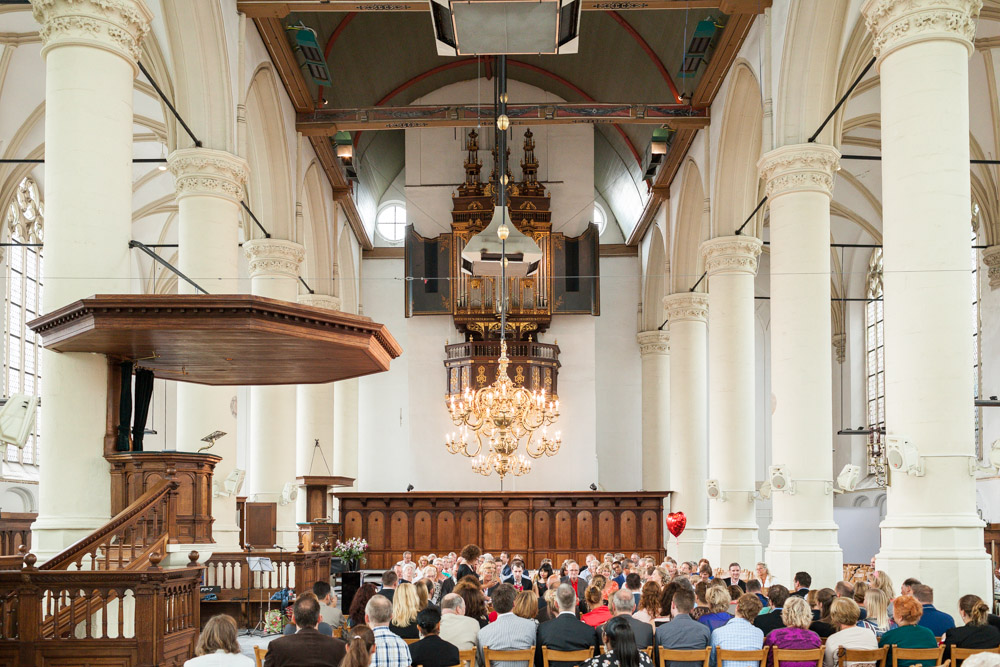  Trouwen in de Hooglandse Kerk Leiden