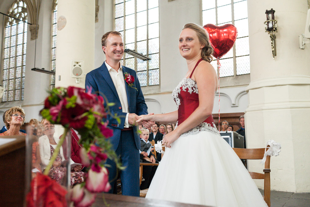  Trouwen in de Hooglandse Kerk Leiden