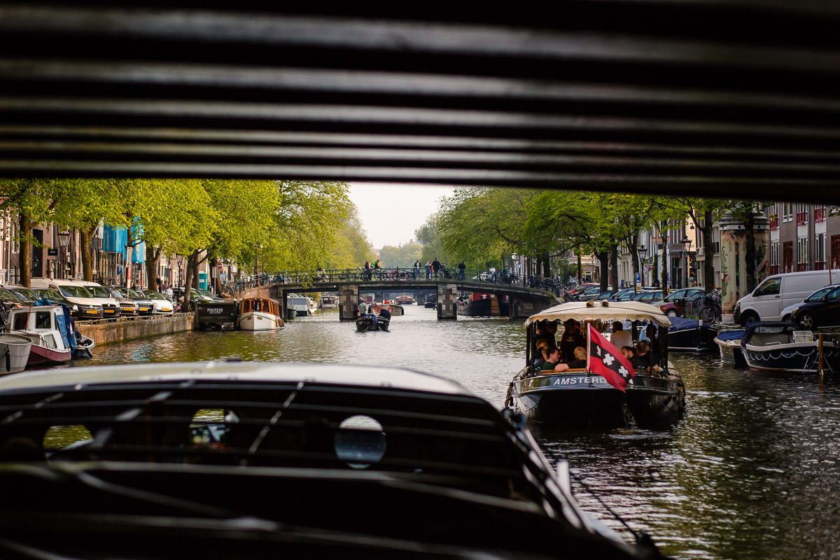 sailing through amsterdam wedding