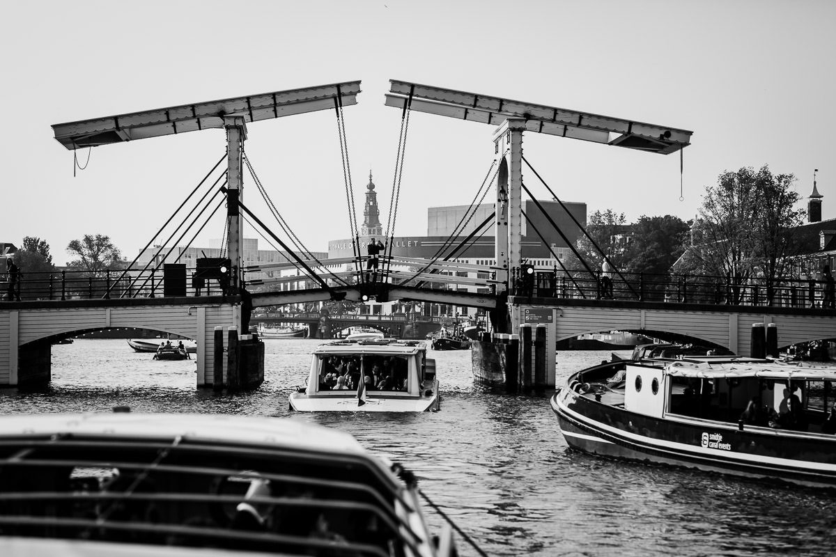 sailing through amsterdam
